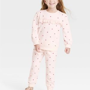 Heart Fleece Set Oshkosh